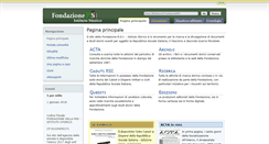 Desktop Screenshot of fondazionersi.org