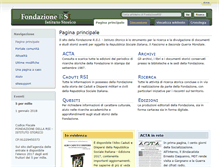 Tablet Screenshot of fondazionersi.org